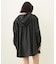 VOLUME SLEEVE HOODED BLOUSE