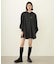 VOLUME SLEEVE HOODED BLOUSE