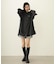 VOLUME SLEEVE HOODED BLOUSE
