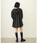 VOLUME SLEEVE HOODED BLOUSE