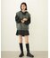 VOLUME SLEEVE HOODED BLOUSE