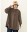 VOLUME SLEEVE HOODED BLOUSE