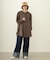 VOLUME SLEEVE HOODED BLOUSE
