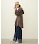 VOLUME SLEEVE HOODED BLOUSE