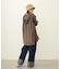 VOLUME SLEEVE HOODED BLOUSE