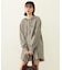 VOLUME SLEEVE HOODED BLOUSE