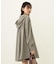 VOLUME SLEEVE HOODED BLOUSE