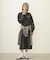 VOLUME SLEEVE HOODED BLOUSE