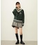 VOLUME SLEEVE HOODED BLOUSE