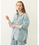 WIDE DENIM SHIRT