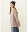 HEART ELBOW PATCH PLAID SHIRT