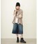 HEART ELBOW PATCH PLAID SHIRT