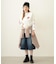 HEART ELBOW PATCH PLAID SHIRT