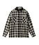 HEART ELBOW PATCH PLAID SHIRT