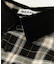 HEART ELBOW PATCH PLAID SHIRT