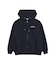 HEART EMBROIDERED LOGO ZIP UP HOODIE
