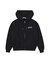 HEART EMBROIDERED LOGO ZIP UP HOODIE