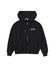 HEART EMBROIDERED LOGO ZIP UP HOODIE