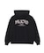 HEART EMBROIDERED LOGO ZIP UP HOODIE