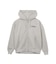 HEART EMBROIDERED LOGO ZIP UP HOODIE