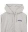 HEART EMBROIDERED LOGO ZIP UP HOODIE