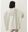 MILKFED.ⅹCHAMPION COLLEGE LOGO BIG FOOTBALL TEE