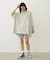 MILKFED.ⅹCHAMPION COLLEGE LOGO BIG FOOTBALL TEE