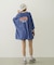 MILKFED.ⅹCHAMPION COLLEGE LOGO BIG FOOTBALL TEE