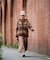 SNOW PATTERN COWICHAN KNIT JACKET