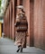 SNOW PATTERN COWICHAN KNIT JACKET