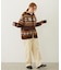 SNOW PATTERN COWICHAN KNIT JACKET
