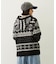 SNOW PATTERN COWICHAN KNIT JACKET