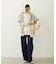 SNOW PATTERN COWICHAN KNIT JACKET