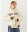 SATIN LOGO PATCH QUILTED JACKET