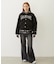 SATIN LOGO PATCH QUILTED JACKET