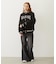 SATIN LOGO PATCH QUILTED JACKET