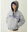 SATIN LOGO PATCH QUILTED JACKET