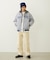 SATIN LOGO PATCH QUILTED JACKET
