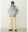 SATIN LOGO PATCH QUILTED JACKET