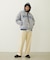 SATIN LOGO PATCH QUILTED JACKET