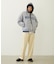 SATIN LOGO PATCH QUILTED JACKET