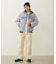 SATIN LOGO PATCH QUILTED JACKET