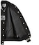 SATIN LOGO PATCH QUILTED JACKET