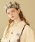 LOGO PLAID BERET