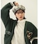 LOGO PLAID BERET