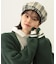 LOGO PLAID BERET