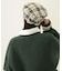 LOGO PLAID BERET