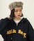 LOGO PLAID BERET