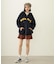 LOGO PLAID BERET