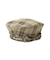 LOGO PLAID BERET
